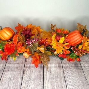 Vibrant Autumn Faux Floral Arrangement